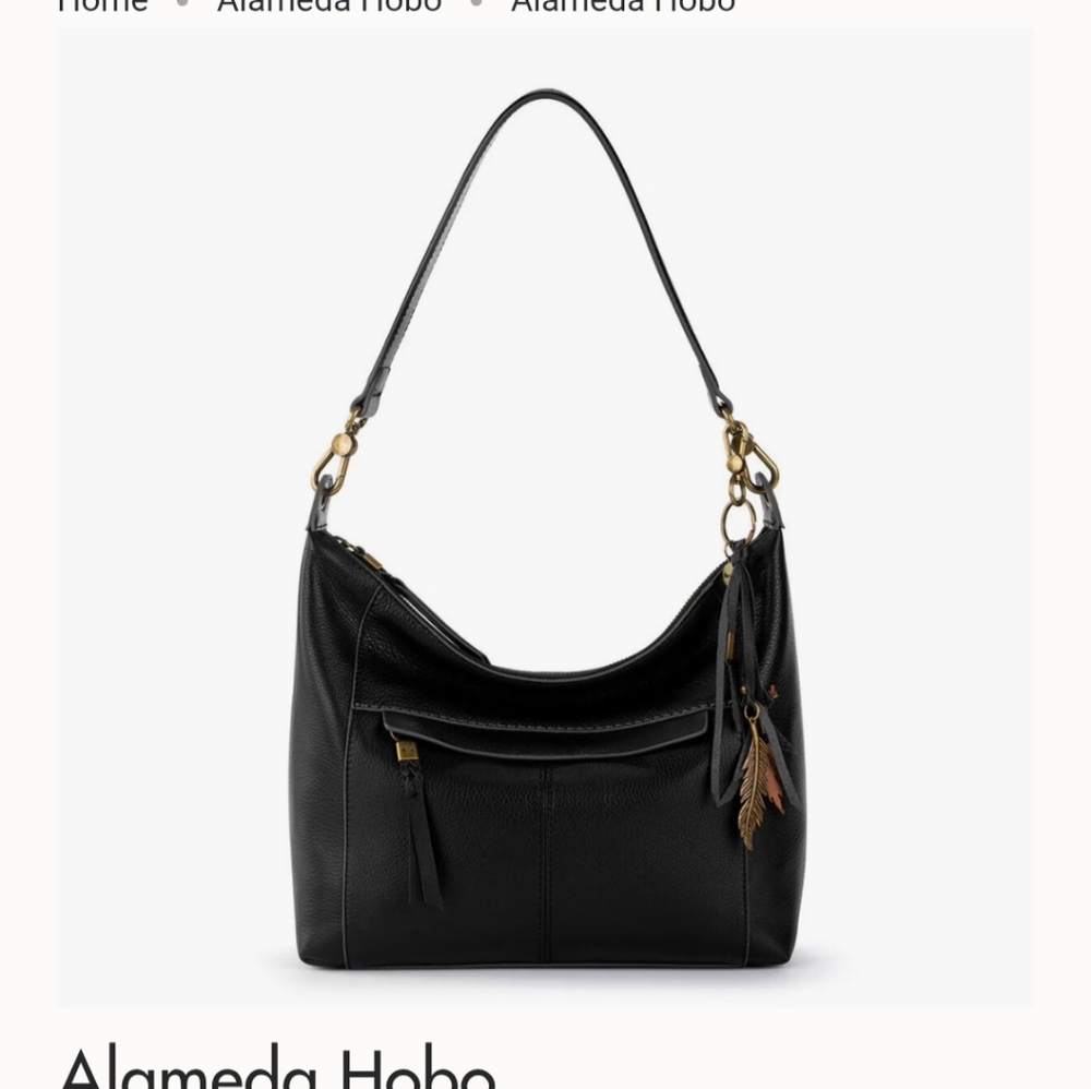 The Sak Black Alameda Hobo Bag